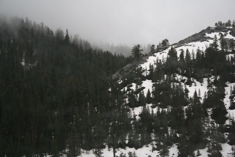 Schnee in den Bergen
