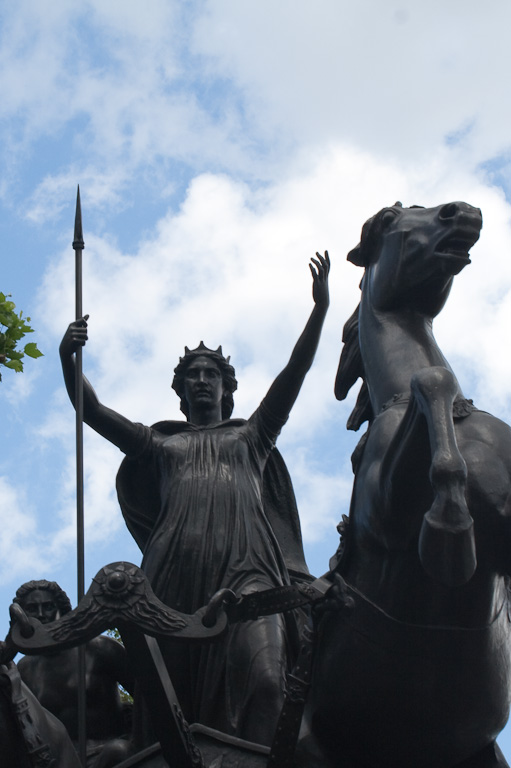 A statue of Boudica